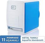 Aquaflo 11 Aşamalı 12 Lt Metal Tanklı 80 Gpd Membranlı Kapalı Kasa Su Arıtma Cihazı (Mknp11-M-A)