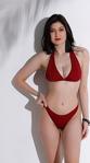 Aquavi̇va Kadın Bordo Üçgen String Bikini Takımı