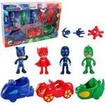 Arabalı Pijamaskeliler Pjmasks Pj Masks 4 Lü Figür Oyuncak Set