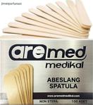 Aremed Abeslang Ağda Çubuğu Tahta Dil Basacağı 100Lü 5 Paket 500 Adet