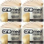 Aremed Abeslang Ahşap Dil Çubuğu - Ağda Spatulası 100'Lü X 4 Paket Çx