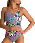 Arena W Twist Back Reversible One Piece Kadın Gri Yüzücü Mayosu 003058560 - 42