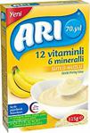 Arı Mama 12 Vitaminli 6 Mineralli Sütlü Muzlu Pirinçli 125 gr Kaşık Maması