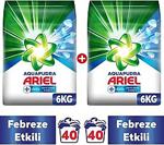 Ariel Febreze Etkili Aqua Pudra 6 Kg 2'Li Paket Toz Çamaşır Deterjanı