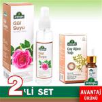 Arifoğlu Gül Suyu 125ml ve Çay Ağacı Yağı 10ml (2li Set)