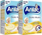 Arılac Sütlü Muzlu 200 Gr 2'Li Kaşık Maması