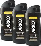 Arko Men Black 260 Ml 3 Adet Duş Jeli