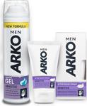 Arko Men Tıraş Jeli Sensitive 200Ml Ve Arko Men Tıraş Sonrası Krem Sensitive 50Ml