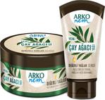 Arko Nem Değerli Yağlar Çay Ağacı Yağı 60 Ml + 250 Ml Nemlendirici Krem