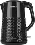 Arnica Diamond Ih36152 Siyah 1500 W 1.7 Lt Çelik Kettle