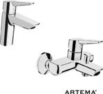 Artema Solid S Lavabo + Banyo Batarya Seti