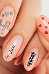 Artikel Evlilik Sembolleri Tırnak Dövmesi Tırnak Tattoo Nail Art Tırnak Sticker