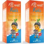 Arwell Kids Beta Glukan Vitamin Ve Mineraller İçeren Takviye Edici Gıda Sıvı Şurup 200 Ml X2