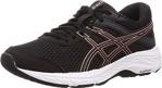 Asics GEL-CONTEND 6, Kadın Spor Ayakkabılar, Siyah (Siyah/Pembe Altın 001), 37.5 EU