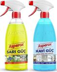 Asperox 1000 Ml 2'Li Paket Sarı Güç Ve Mavi Güç Sprey