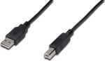 Assmann Ak-300102-030-S Usb 2.0 Bağlantı Kablosu, Usb A Erkek - Usb B Erkek, 3 Metre, Awg 28, Ul, Si