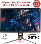 Asus ROG Swift PG27UQ 27" 4ms 4K G-Sync QDot Pivot IPS Oyuncu Monitörü