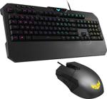 Asus Tuf Combo Aura Sync Rgb Kablolu Klavye Mouse Seti