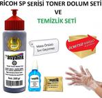 Asyaink Ricoh Sp212 Yazıcı Uyumlu Toner Dolum Seti 200Gr+Çip