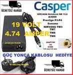 Ata Casper Nirvana 15,6 Nb Chy Laptop Notebook 19V 4.74A Adaptör Şarj Aleti 19 Volt 4.74 Amper Şarz