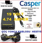 Ata Casper Nırvana Adp-65Jh Bb Laptop Notebook 19V 4.74A Adaptör Şarj Aleti 19 Volt 4.74 Amper Şarz