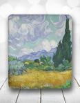 Atölye Çizgi Van Gogh Wheat Field Bilek Destekli Mouse Pad