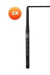 AVON Glimmersticks Açılıp Kapanabilen Göz Kalemi Blackest Black İkili Set