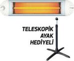 Awox Ecotec Infrared Isıtıcı, 2500W, .Led +Ayak