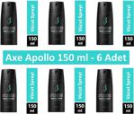 Axe Apollo 150 ml 6 Adet Deo Spray