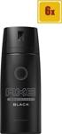 Axe Black 150 ml 6 Adet Deo Sprey