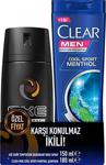 Axe Deodorant 150Ml 2Li̇ Dark +Clear Col 180Ml