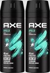Axe Deodorant 2 X 150Ml Apollo