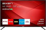 Axen 58" 147 Ekran Uydu Alıcılı 4K Ultra Hd Android Smart Led Tv