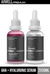 Axwell Premium Canlandırıcı & Cilt Tonu Eşitleyici Yüz Peeling Serum 30 Ml (Aha 30% + Bha 2%)&Tüm Ci