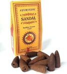 Ayurvedic Konik ( Geri Akış ) Tütsü Sandal Aromalı ( 10 Adet )