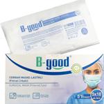 B-Good 3 Katlı Lastikli Burun Telli 5X10\'Lu Paket 50 Adet Beyaz Cerrahi Maske