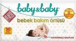 Baby & Baby Bebek Bakım Örtüsü Alt Açma Bezi 30'lu Paket