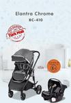 Baby Care Bc-410 Elantra Chrome Trio Travel Bebek Arabası Kahve ( N )