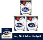 Baby Goat 3 Keçi Sütü Bazlı Devam Sütü 400 Gr X 3 Adet(sabun Hediyeli)