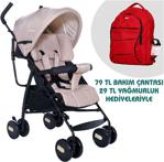 Baby Home Bh-104 Black Tam Yatarlı Baston Bebek Arabası Garantili Faturalı Yerli Üretim