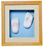 Baby Memory Prints El ve Ayak İzi 3D Çerçeve - Naturel