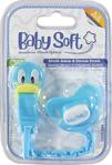 Baby Soft Askılı Silikon Damaklı Emzik 0-6 Ay Lila