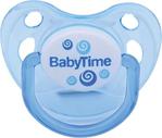 Baby Time Damaklı Silikon Emzik 6-18 Ay Mavi