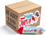 Baby Turco 100 Yaprak 48'li Paket Islak Mendil