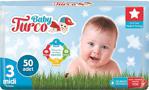 Baby Turco 3 Numara Midi 50'li Jumbo Paket Bebek Bezi