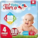 Baby Turco 4 Numara Maxi 44'lü 2 Paket Bebek Bezi