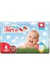 Baby Turco 4 Numara Maxi 44'lü 4 Paket Bebek Bezi