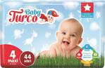 Baby Turco 4 Numara Maxi 44'lü Jumbo Paket Bebek Bezi