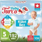 Baby Turco 5 Numara Junior 24'lü 8 Paket Külot Bez