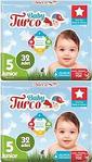 Baby Turco 5 Numara Junior 32'li 2 Paket Bebek Bezi